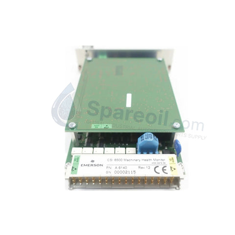 Tarjeta de monitoreo de referencia de fase de desviación radial del eje Emerson A6140 AMS 6500