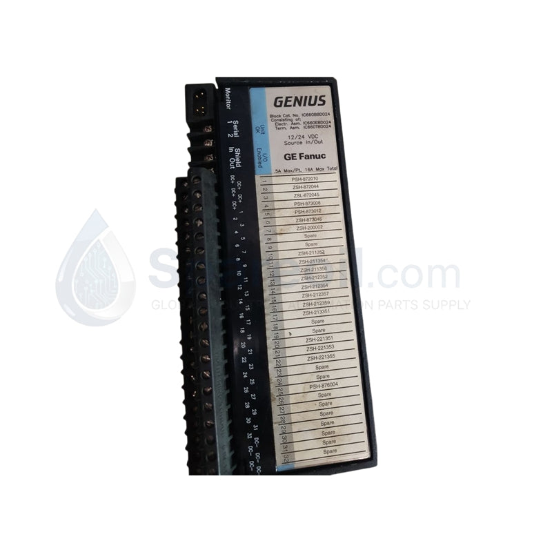 IC660BRD020 GE Genius Block 16 puntos 24/48 VCC redundante