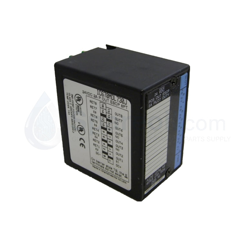 Módulo de salida discreta GE IC670MDL730 de 24 V CC con lógica positiva