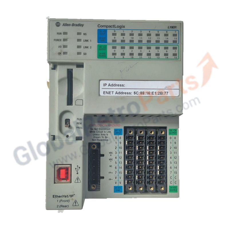 Allen Bradley CompactLogix Controller 1769-L19ER-BB1B