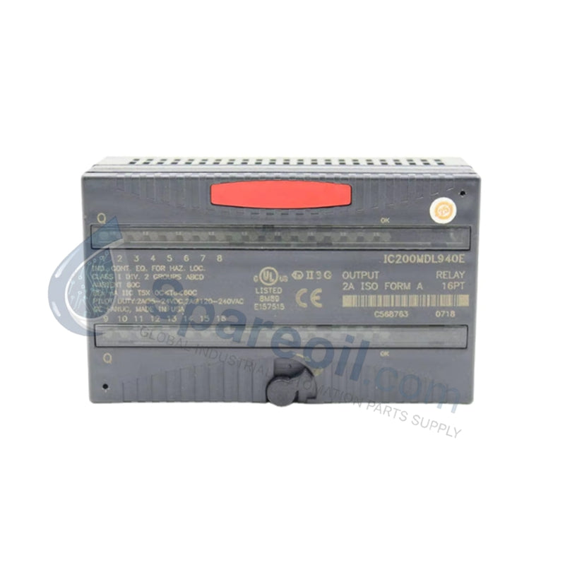 وحدة ترحيل PLC IC200MDL940 ذات 16 نقطة مفتوحة عادةً