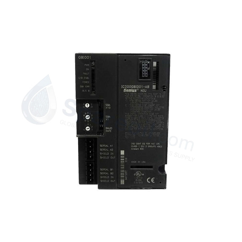 GE Fanuc IC200GBI001 Versamax Genius Network Interface Unit