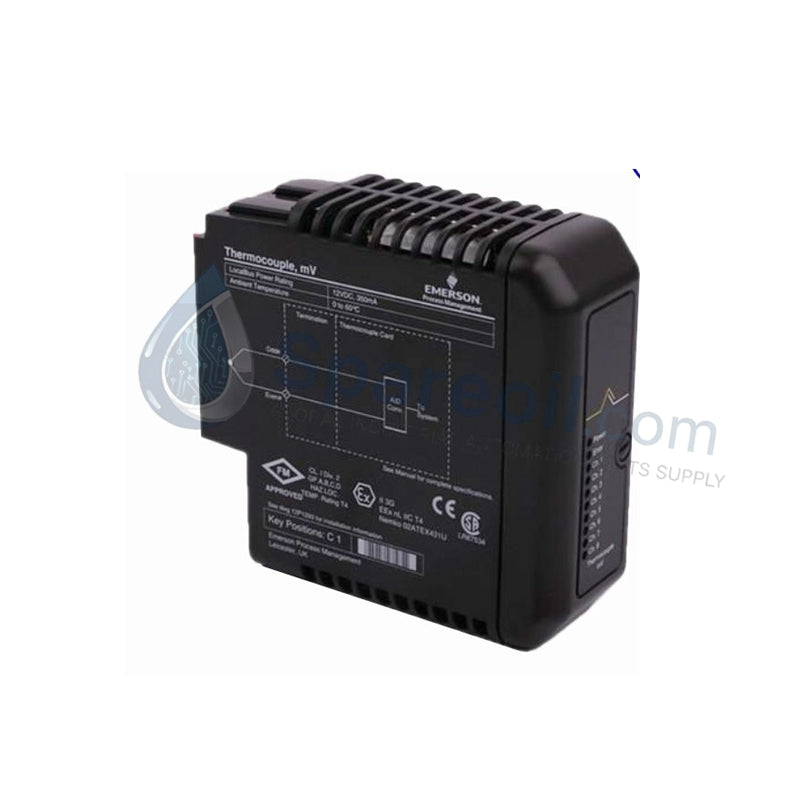 وحدة إدخال/إخراج متعددة الوظائف Emerson VE4015 مع كتلة طرفية 32 قناة