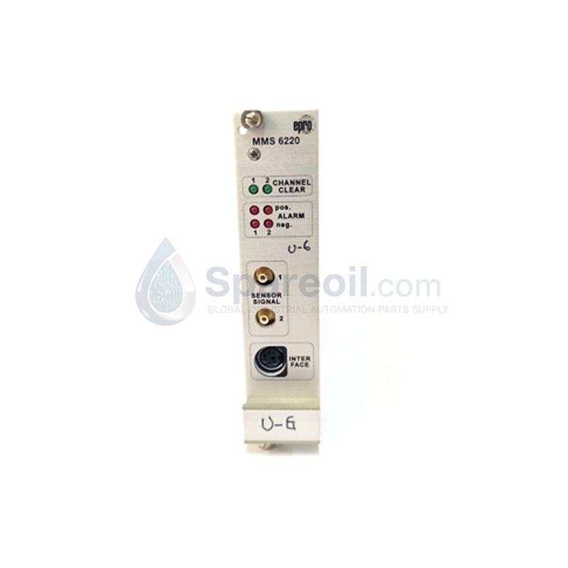 Emerson EPRO MMS6220 Turbomachinery Eccentricity Card