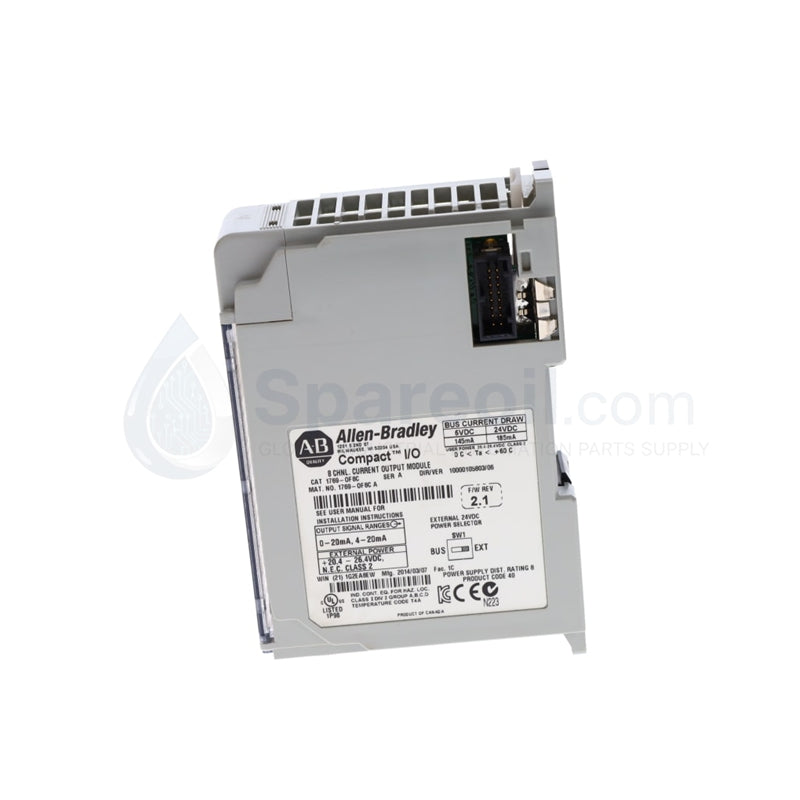 Tarjeta de salida de 8 canales de 4-20 mA AB CompactLogix 1769-OF8C