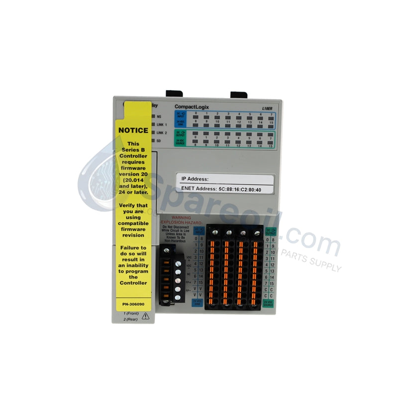 Controlador DLR con doble Ethernet | AB 1769-L18ER-BB1B
