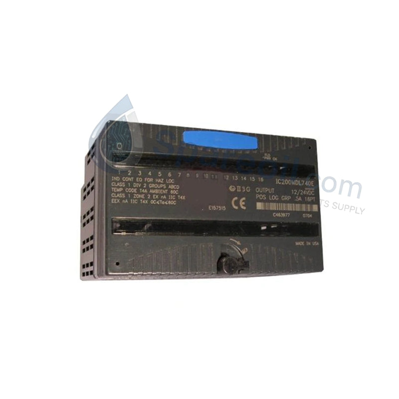 GE Fanuc IC200MDL740J Salida Discreta Relé de 12/24VCC 2A