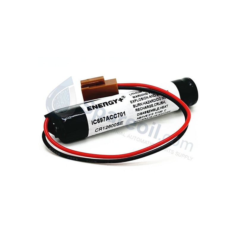 بطارية احتياطية لذاكرة وحدة المعالجة المركزية من سلسلة GE IC697ACC701 Series 90-70