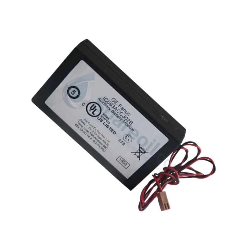 GE Fanuc IC693ACC302 Series 90-30 Auxiliary Battery Module