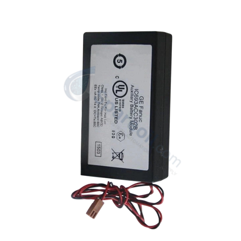 GE Fanuc IC693ACC302 Series 90-30 Auxiliary Battery Module