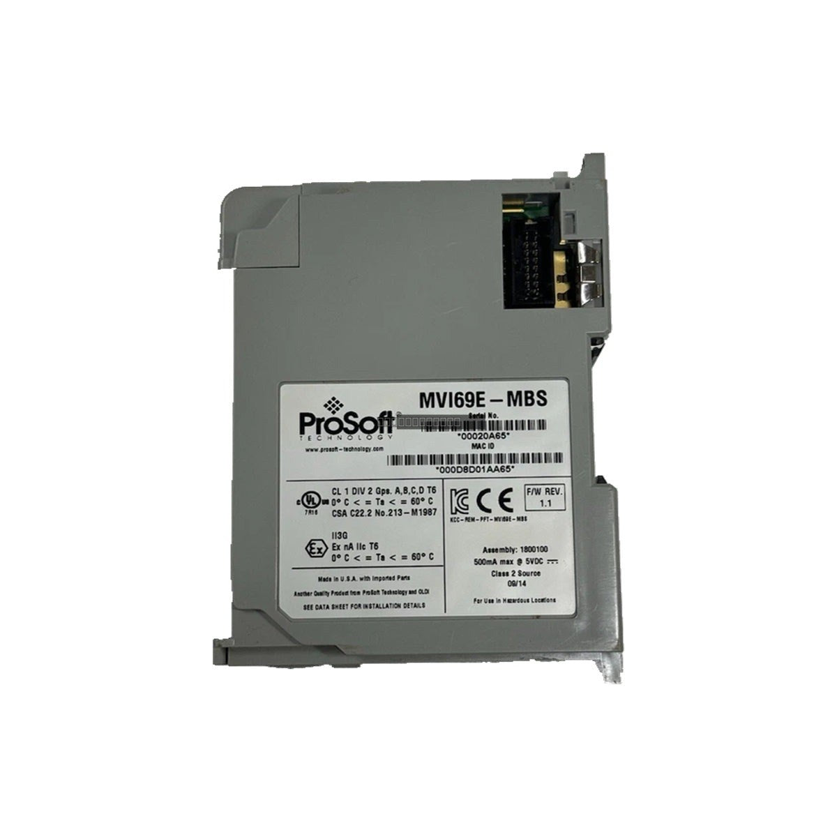 ProSoft MVI69E-MBS